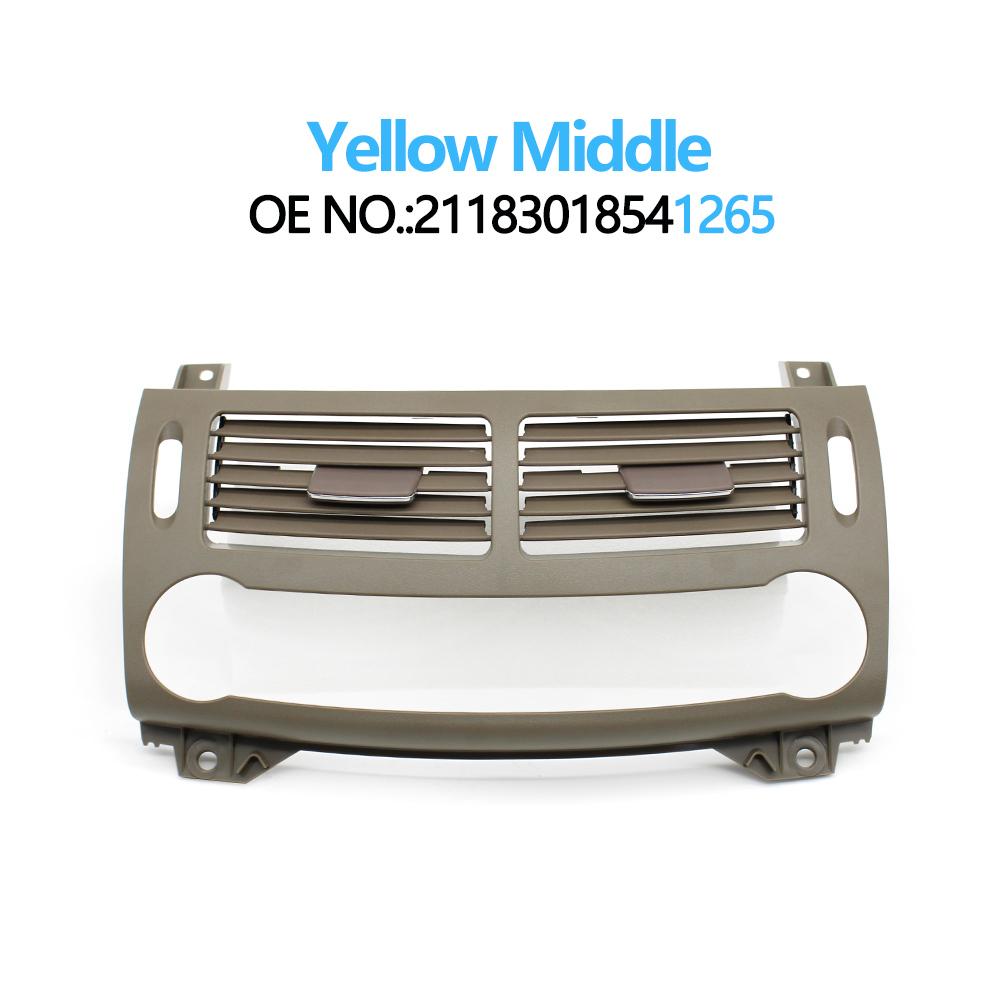 Front Dashboard Air Conditioning AC Vent Grille Cover Panel For Mercedes Benz E Class W211 2003-2008 E200 E230 E260 E280 E300