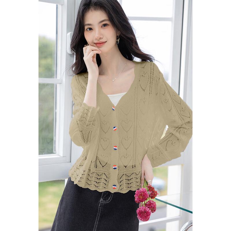 Mocana Women's Summer Thin Long Sleeve Knit Cardigan