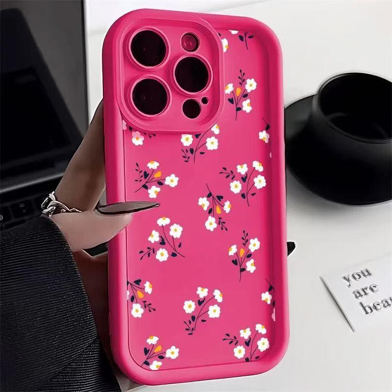 Fresh Flower Design Phone Case for iPhone 13/14/15/16/17/17 Pro Max