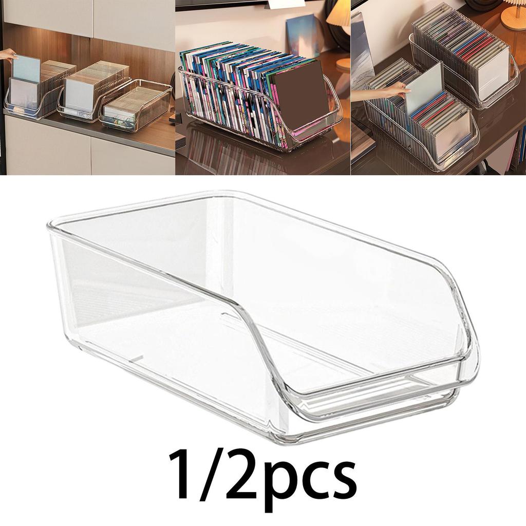 Scatola porta CD Custodia porta DVD Contenitore trasparente per display DVD Organizzatore per album