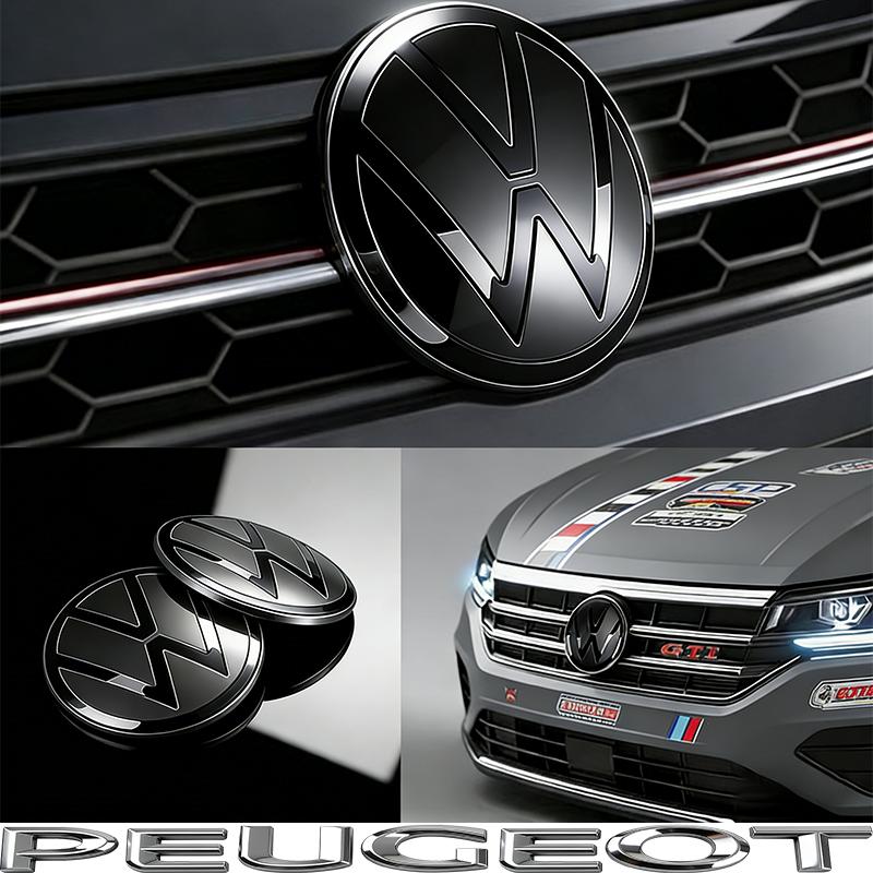 IMNOV1 Not Affect ACC Car Front Grill Rear Trunk Emblem Lid For VW Polo Golf MK6 MK7 Passat Tiguan CC T-ROC Arteon Atlas Jetta Hub Cap