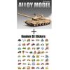 1:32 Tank T99A Military Armored Toys Diecast Alloy Simulation Cars Model with Pull Back Sound Light Toys Vehicles Children Gifts