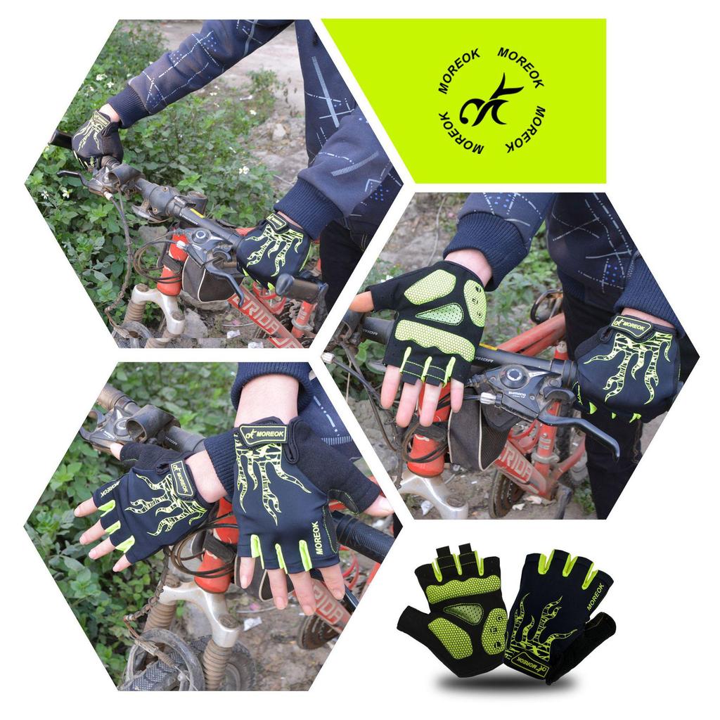 New Mountain Road Bike & Motorcycle Half-Finger Riding Gloves for Outdoor Sports