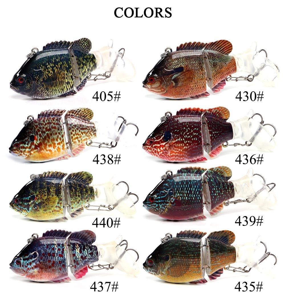 

FTK 1 шт., 2 секции, жесткая тонущая приманка для ловли окуня, длина 75 мм, вес 13 г 437