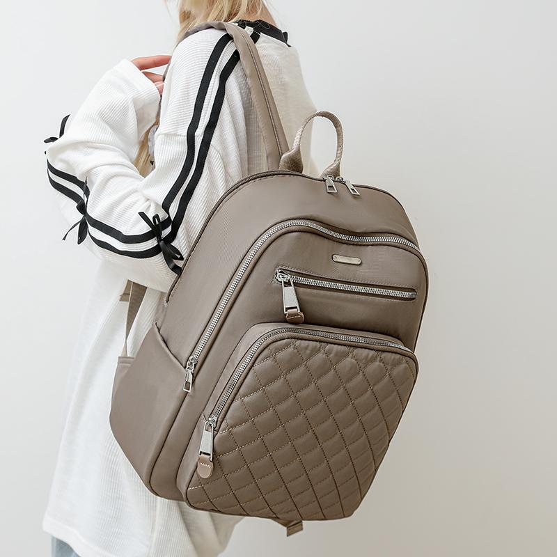 Women Backpack Rhomboid Bag Travel Backpack Student Large Capacity School Bag