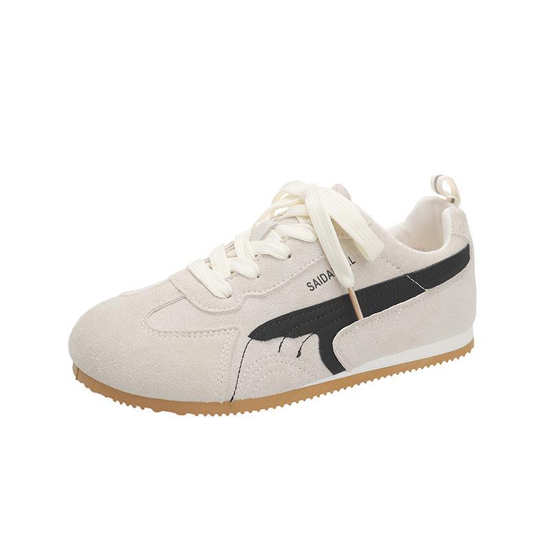 Comfortable German Training Shoes Forrest Gump Shoes Little White Shoes Women's 2025 New Korean Version Casual Board Shoes Flat Student Sports Sho