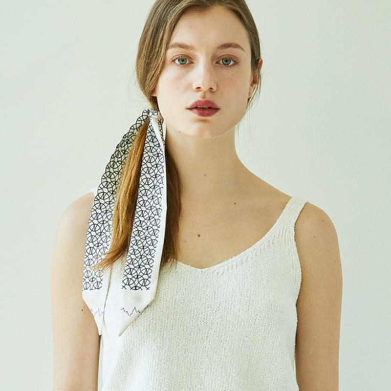 ANA MAISON Super Woman Silk Twilly Scarf [PMT-1392]