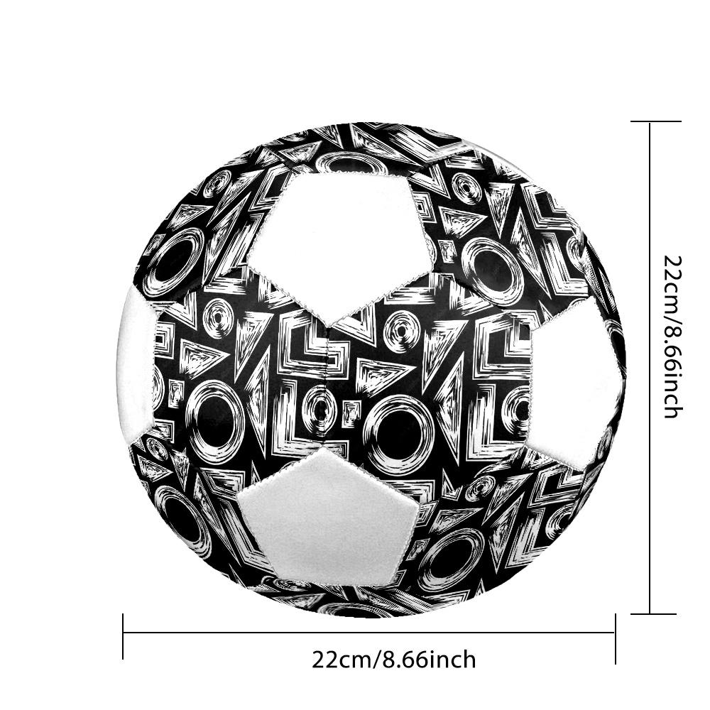 1pc Abstract Geometric Durable Soccer Ball/Football, Size 5, Perfect for Training, Entertainment And Competition,Gift yy26060665