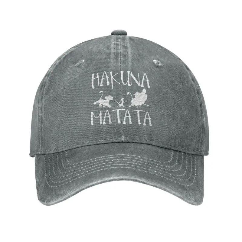 JELLY Cap Punk Katoen Timon Pumba Hakuna Matata Baseballpet Dames Unisex Verstelbare Papa Hoed PerforUnisexce Baseball Cap