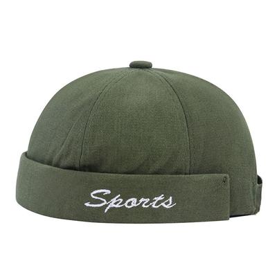 Fashion Adjustable Beanie Hat Cotton Solid Color Hip Hop Cap Baseball Cap Men