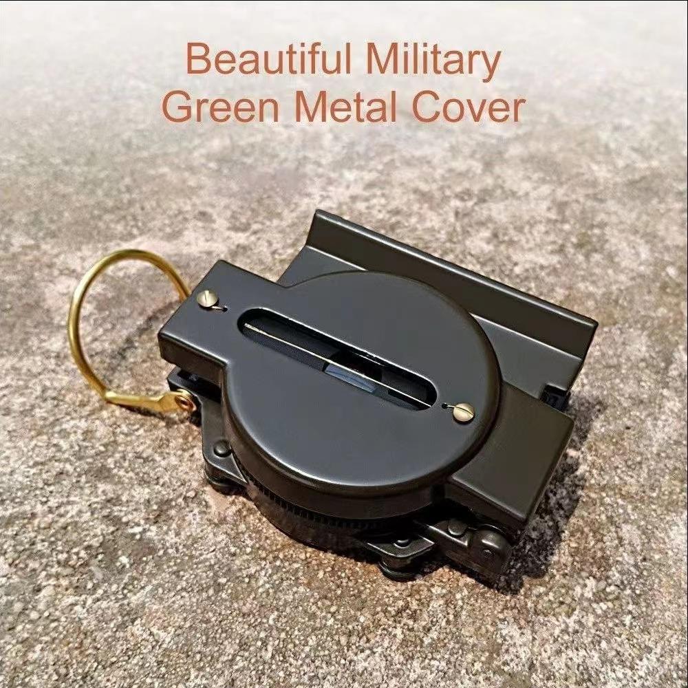 Multifunctional Waterproof Survival Lensatic Sighting Outdoor Camping Compass Tactical Compass