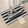 Modern Perfume Cosmetic Pattern Entrance Doormat Carpet Bedroom Decoration Bathroom Rug Home Bath Door Anti-Slip Foot Mat