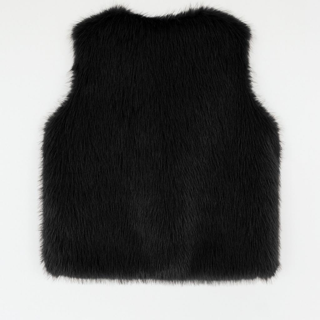 Μοντέρνο Γυναικείο Αμάνικο Γιλέκο με Λαιμόκοψη V