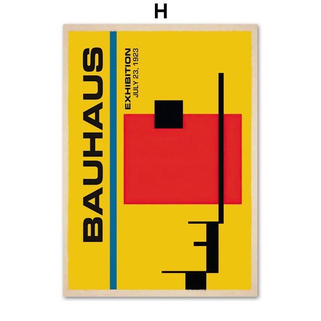 Bauhaus Abstract Of Eye Geometric Simple Modern Posters Prints Picture Canvas Art Wall Decoration Home Paintings For Living Room