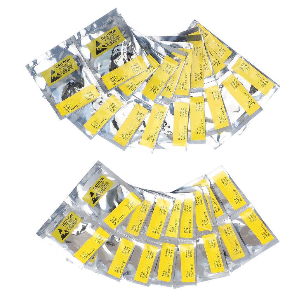 1900PCS O Ring Watch Back Gasket Rubber Washers Set 0.5mm and 0.6mm Thickness 38 Sizes Watch Gaskets Kit Replacement O