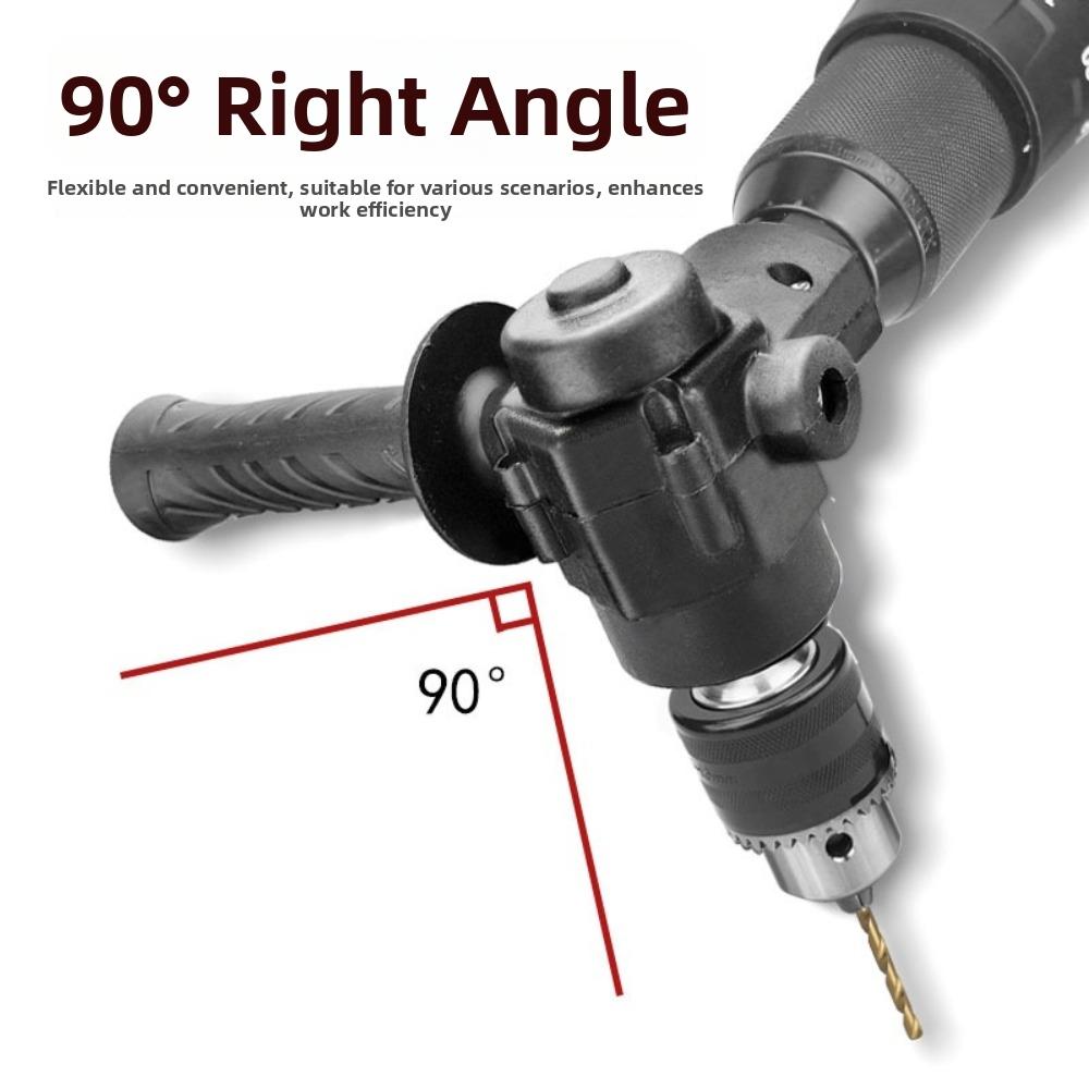 Portable 105-degree Screwdriver Bit Corner Bender 90-degree Drilling Attachment Adapter