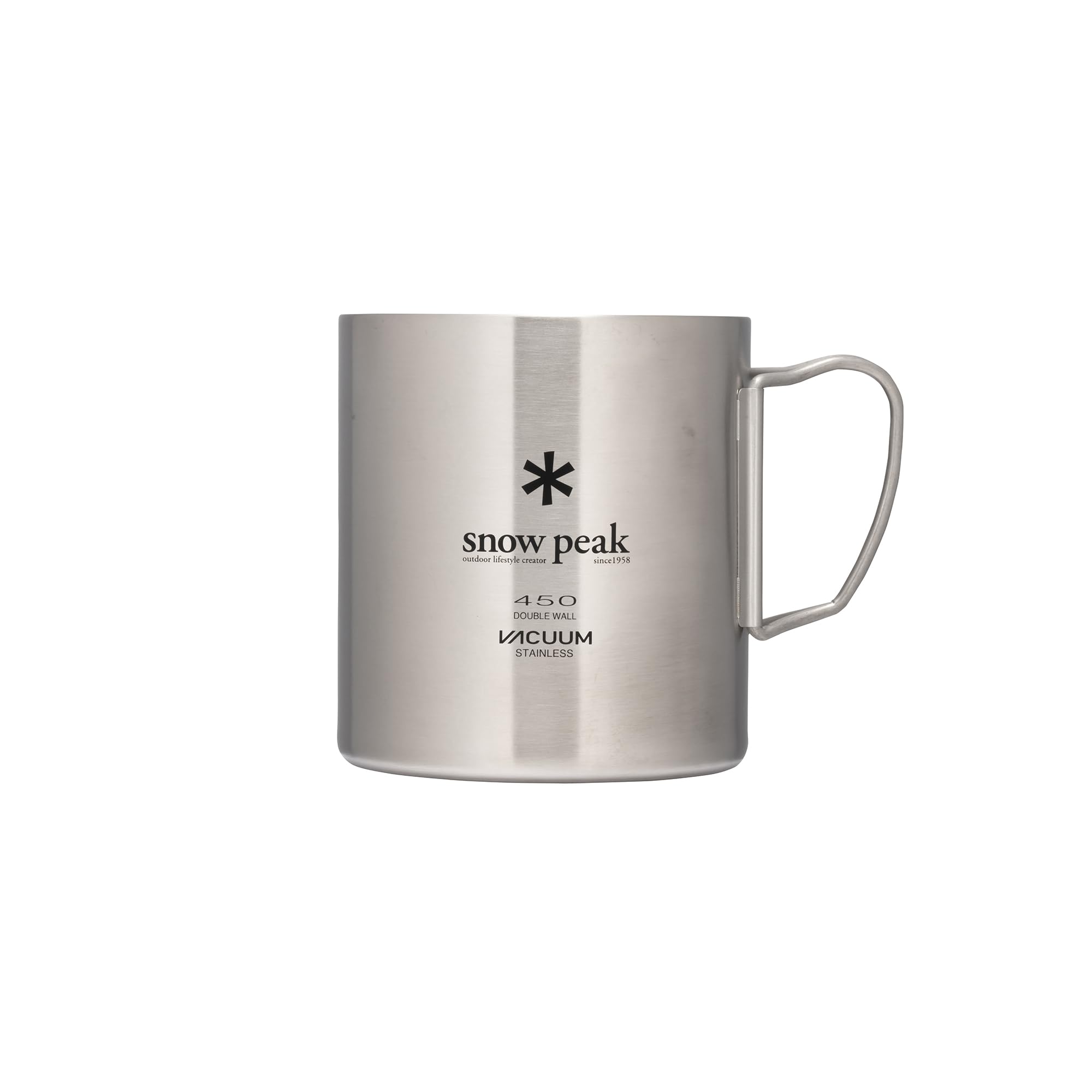 Snow Peak Stainless Steel Vacuum Mug 450ml MG-214