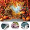 1pc, 2D flat, autumn Thanksgiving harvest backdrop, perfect for a friend's party, photo booth props, wsj