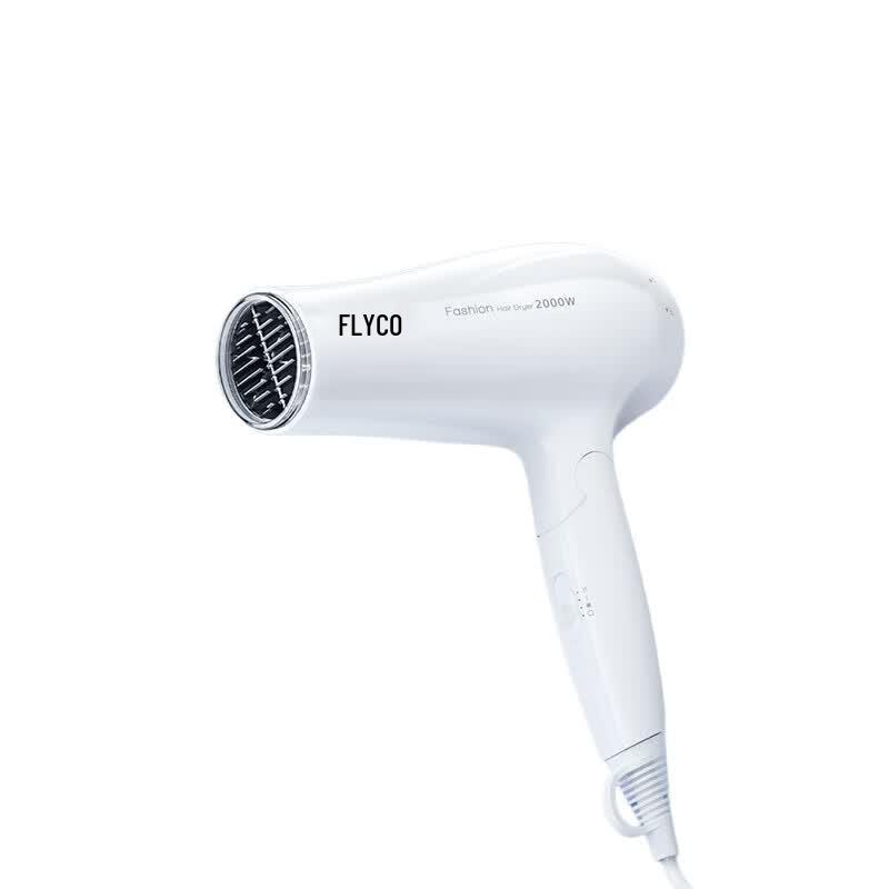Flyco 2000W Foldable Hair Dryer CN plug (adapter included)
