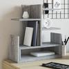 Vidaxl Organizer Na Biurko, Szary Dąb Sonoma, 49X20X52,5 Cm