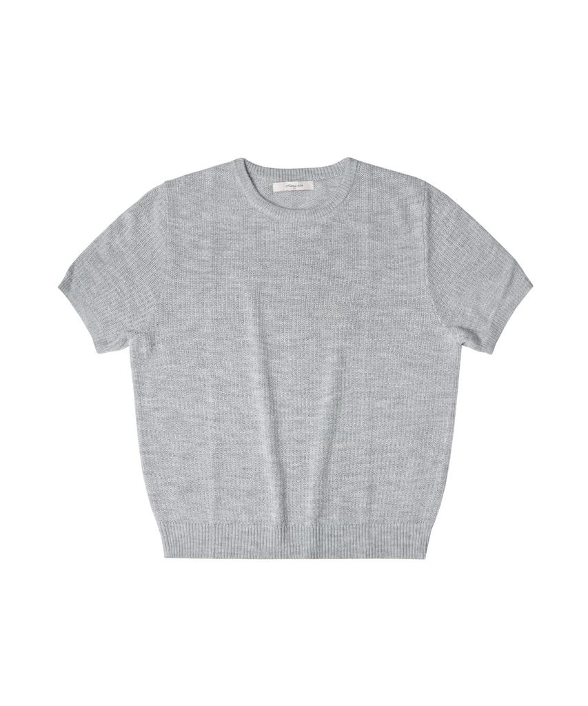 HALBKREIS LAYOUT T20039 Comfortable Round Knit_Gray
