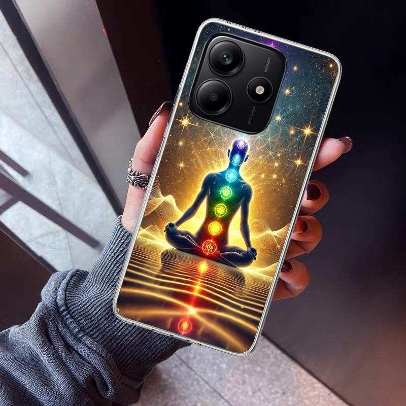 Yoga Chakra Spiritual Energy Universe Phone Case For Xiaomi Redmi Note 15 14 14S 13 12S 12 Pro Plus 11S 11 10S 10 4G Cover 11E 1
