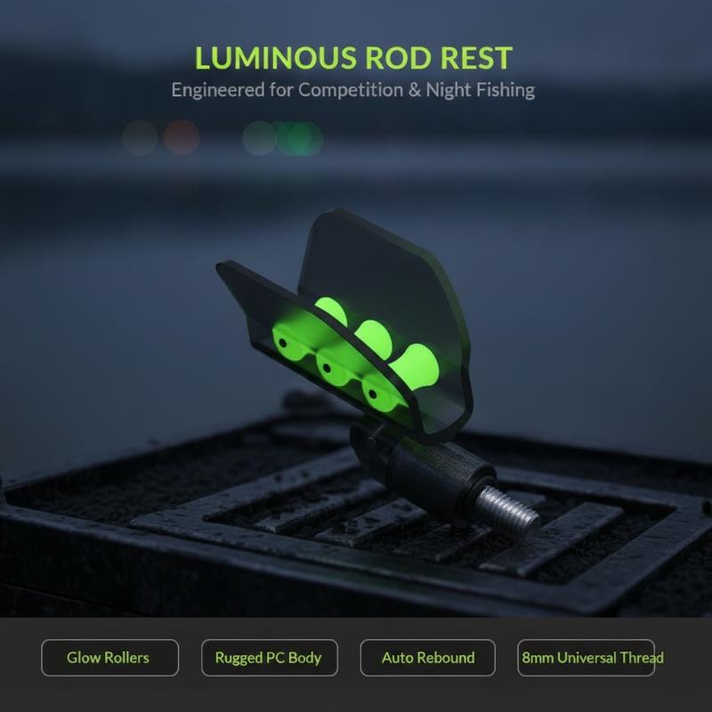 Fishing Rod Holder Competitive Grade Black 1PC High Capacity Big Fish Support for Professional Anglers Outdoor Fishing