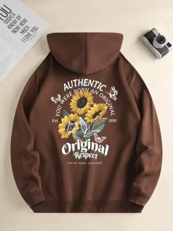 Men's Fashion Casual Drawstring Hoodie