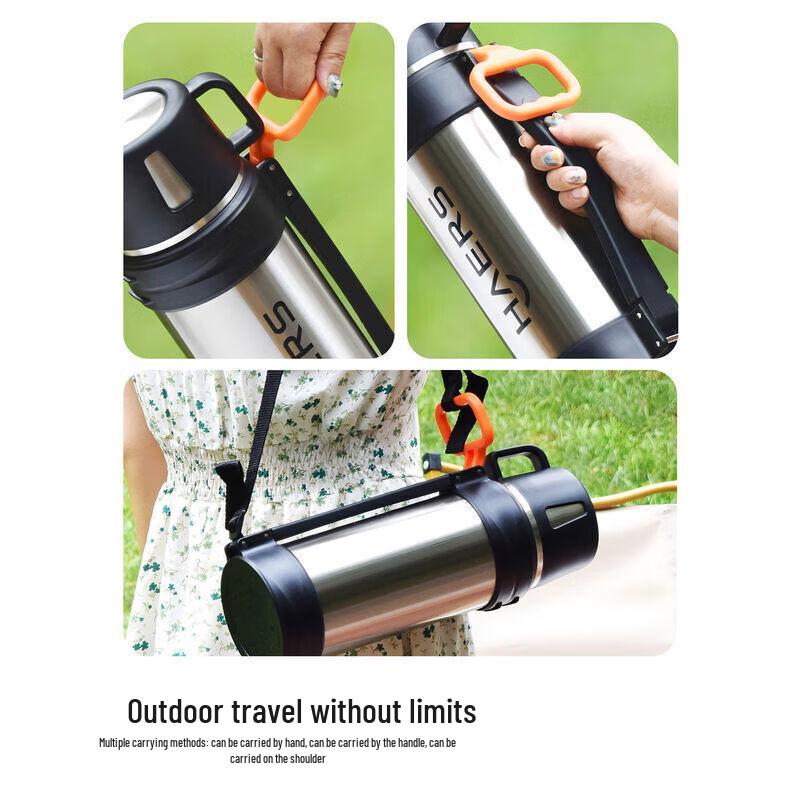 HAERS Outdoor Travel Insulated Thermos Flask