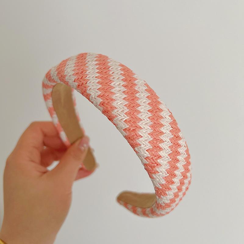 Bohemian Ethnic Summer Colorful Sponge Twist weaving Hairband Headband Adult Hair Accessories Hair Jewley