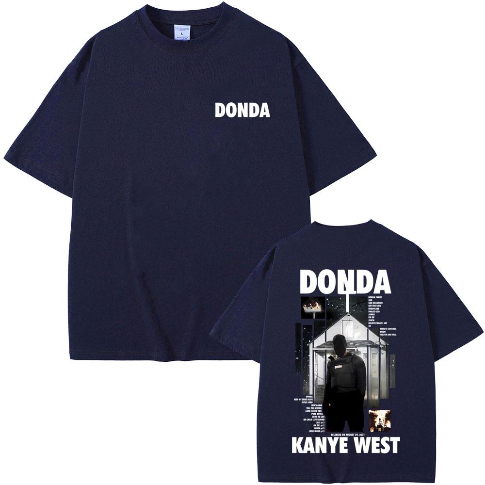 Rapper  Kanye West Donda Graphic T-shirt Men Women Hip Hop Fashion Pop Music T Shirts Men's Casual Summer Vintage T-shirts Tops