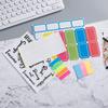 White and Blue Self-Adhesive Handwritten Label Stickers with Index Notes