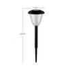 Solar Light Outdoor Waterproof Circle Shadow Lawn Solar Powered Pathway Garden Light LED Landscape Light Decorative For Walkway