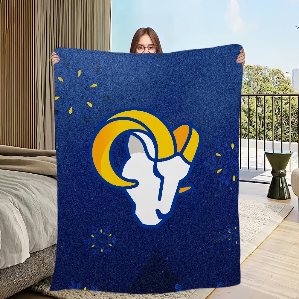 

L-Los A-Angeles R-RamsS Skicomfort Warm Soft Home Kids Lunch Blanket Suitable For Living Room Office Daily Travel Gifts 30x40in