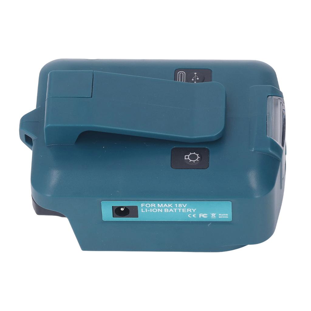 200lm Battery Adapter LED Work Light DC Port USB Type C Lithium Battery Adapter Converter Light for