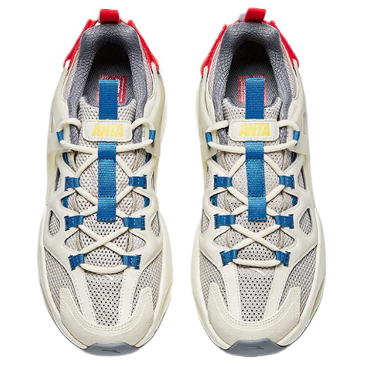 Anta Light Flow Summer Edition Outdoor Casual Sports Non-Slip Breathable Low-Top Climbing Shoes Men Shoes Gray Beige Blue 112628805-2