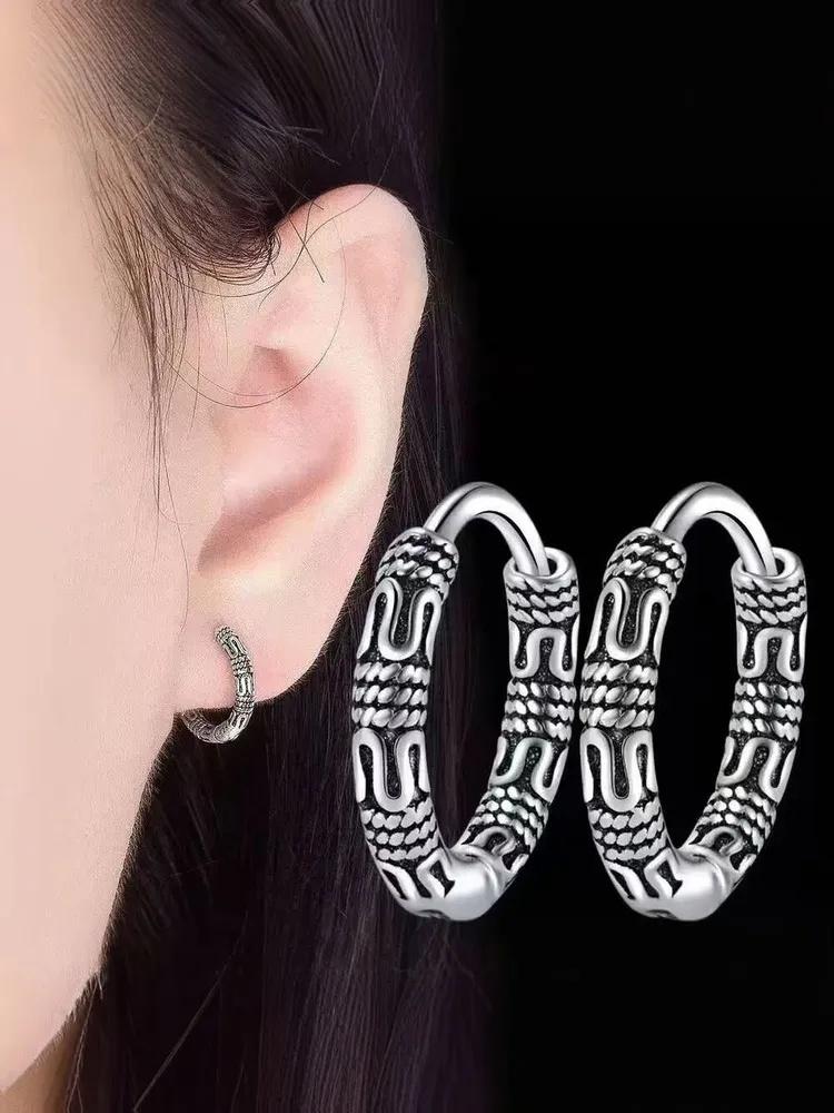 

Luxurious And Sophisticated Earrings, Trendy Stud Earrings With A Retro Feel. One Size