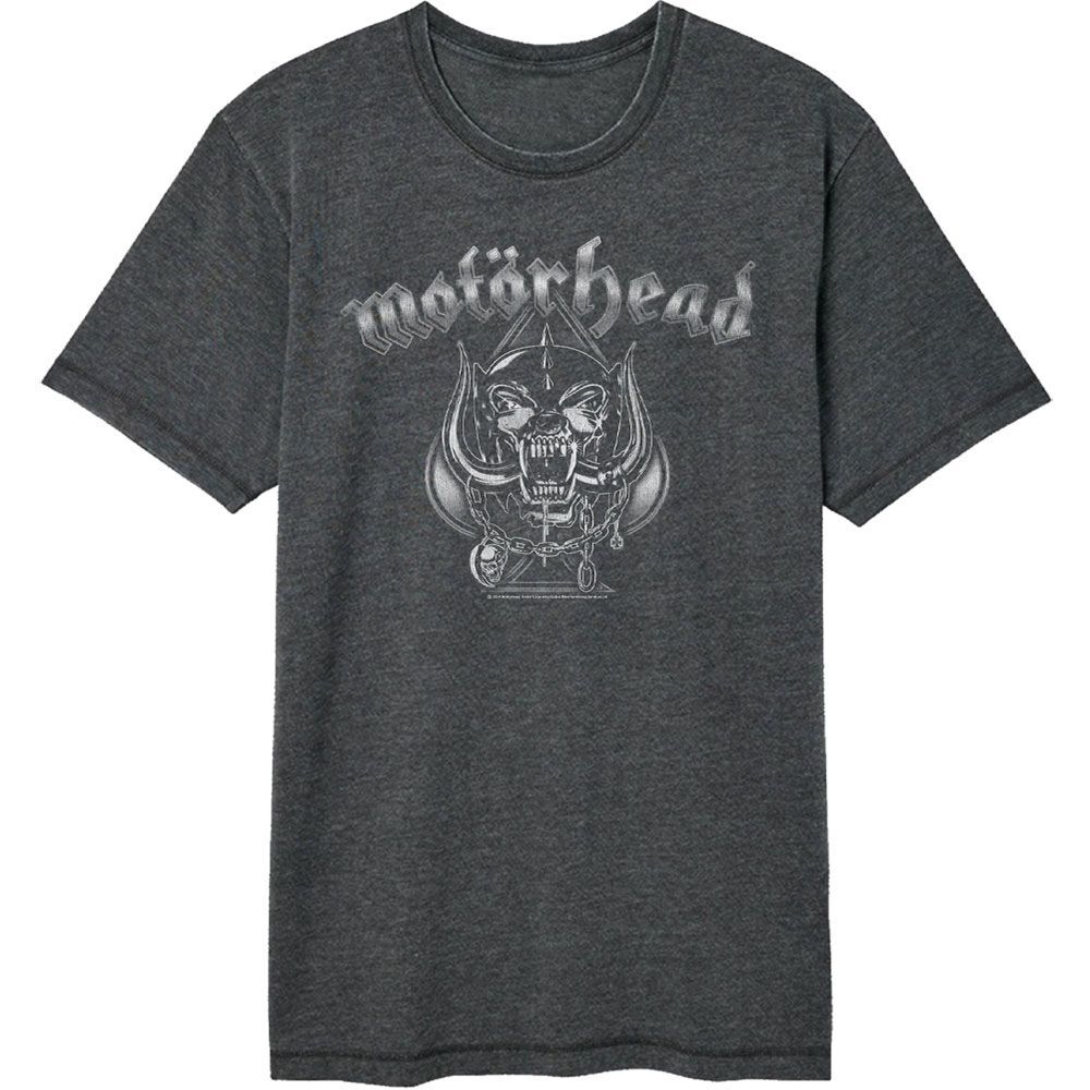 Motorhead Spade And Warpig Vintage Wash Music T-shirt Tops Tees Men's Women's Unisex