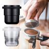Espresso Powder Cup Dosing Accessory Coffee Dosing Bowl Dosing Tool Plastic Texture Present for Espresso Enthusiasts