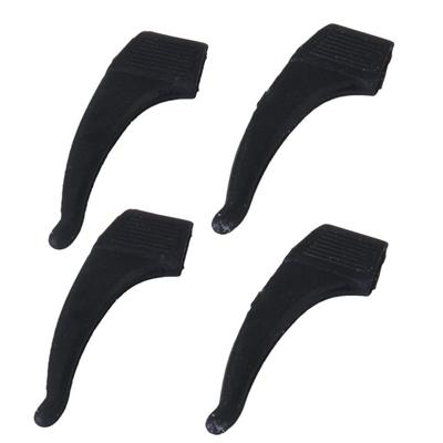 Segolike 2 Pair Soft Anti Slip Corrosion Resistant Durable Ear Hook Lock Tip Holder for Eyewear Eyeglasses Sunglasses Spectacles Black