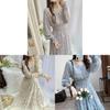 Floral Chiffon Midi Dress With High Waist And Ruffle Hem For Spring Casual Wear