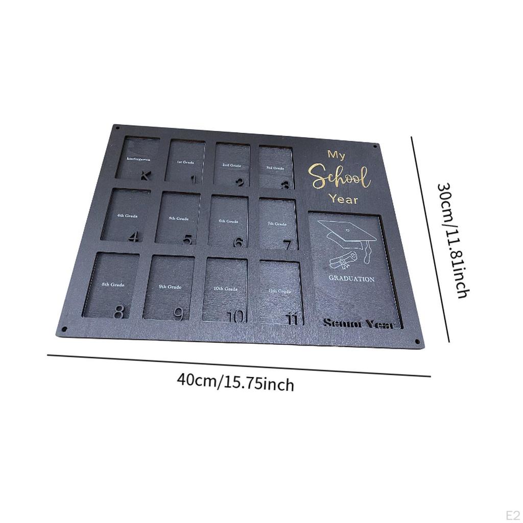 Graduation Photo Frame with Multiple Openings for Bedroom Decor