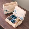Chinese Style Ceramic Tea Set Gift Box