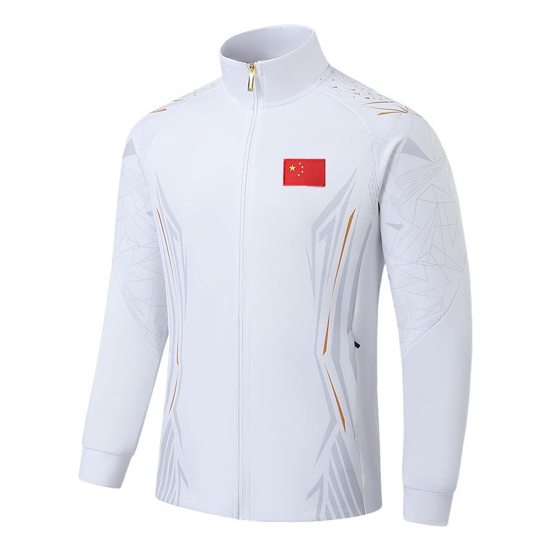 Unisex Long Sleeve Sports Jacket for Table Tennis and Badminton Competitions