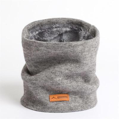 Bufanda de Punto Unisex: Calentador de cuello acogedor, de color sólido, para todas las estaciones