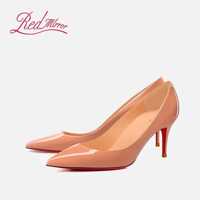 Fashion 2025 New Naked High Heels Women's Fine Single Shoes Fashionable, Comfortable, Versatile, and Elegant Women's Shoes 33-46
