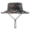 Cappello a secchiello mimetico da escursionismo all'aperto cappello da escursionismo mimetico da giungla cappello da sole traspirante con protezione solare
