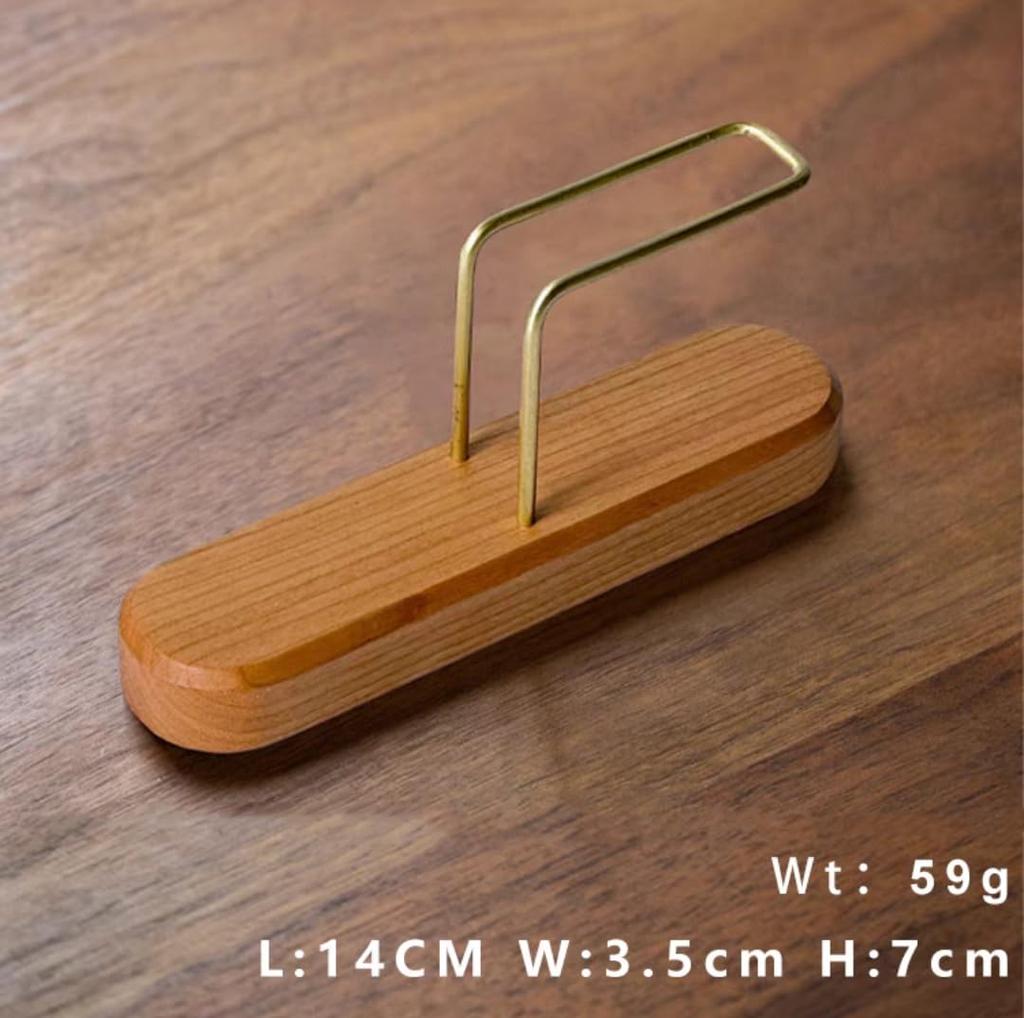 Sakulaya Coffee Filter Holder, Coffee Filter Stand, Coffee Paper Stand, Wooden Coffee Filter Case, Cherry Wood