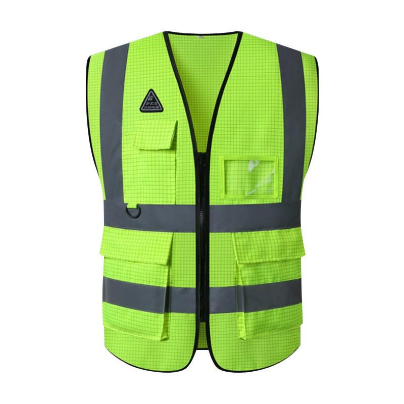 Ruichuang Multi-Pocket Antistatic Safety Vest for Night Duty and Traffic Engineering