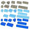 MOC Transparent Thick Building Blocks Figures 1x1 1x2 2x2 2x4 Dots Clear Brick Compatible Brand Educational Creative Toy for Kid